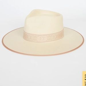 Lack of Color Rancher Blush and Ivory Special Wool Fedora Hat